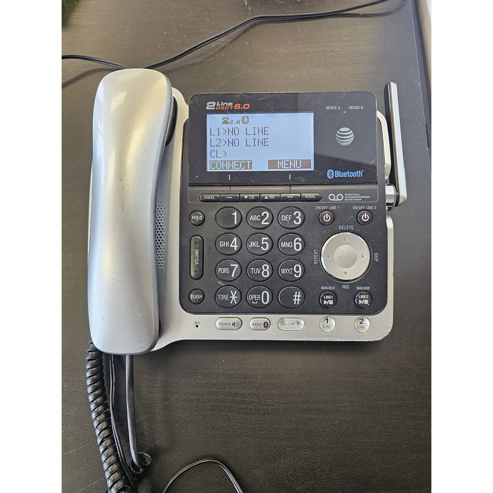 AT&T TL86109 Dect6.0 Phone Digital Answering System/Bluetooth CORDED PHONE‎ ONLY